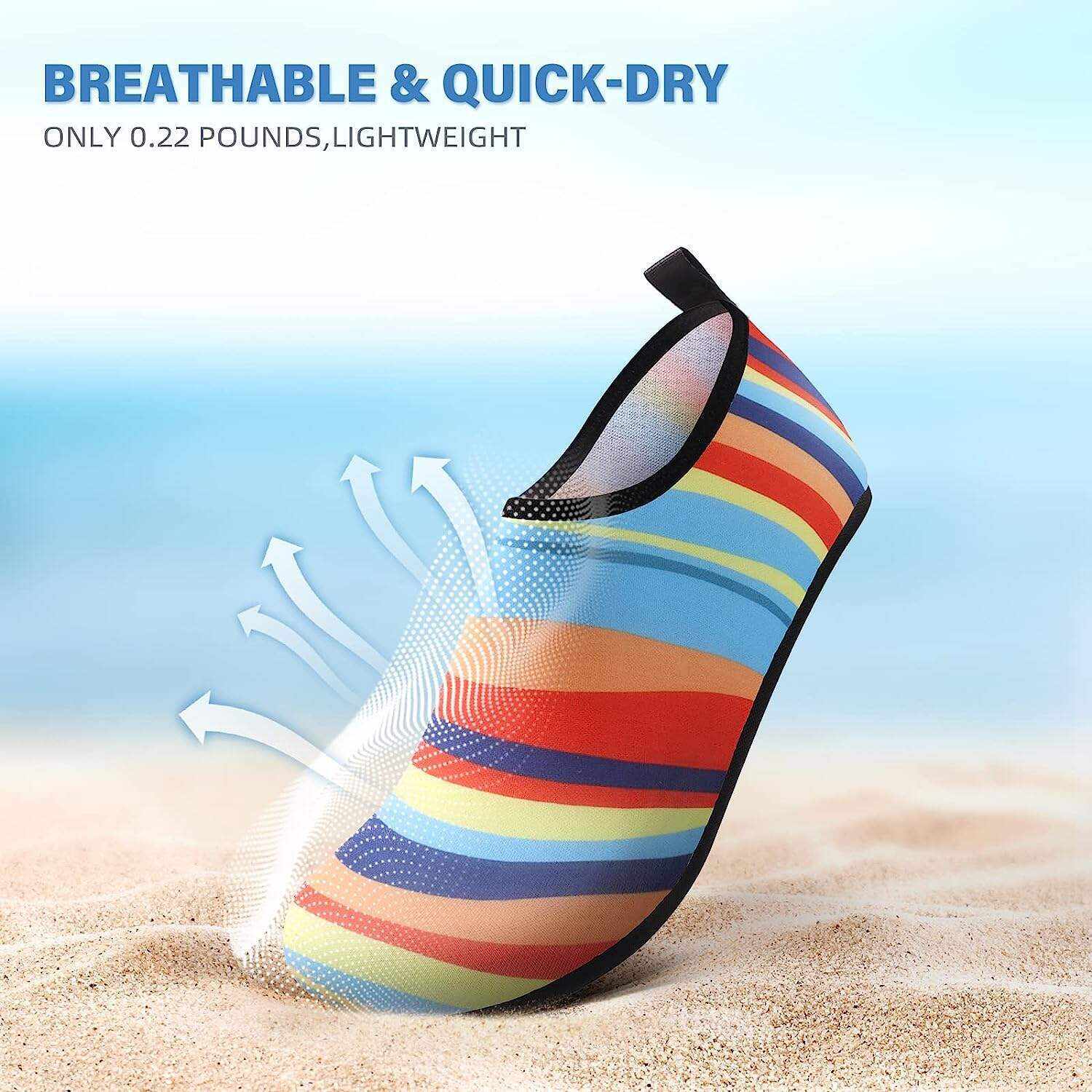 Water Shoes for Women Men Quick-Dry Aqua Socks Swim Beach Barefoot Yoga Exercise Wear Sport Accessories Pool Camping Must Haves Adult Youth Size