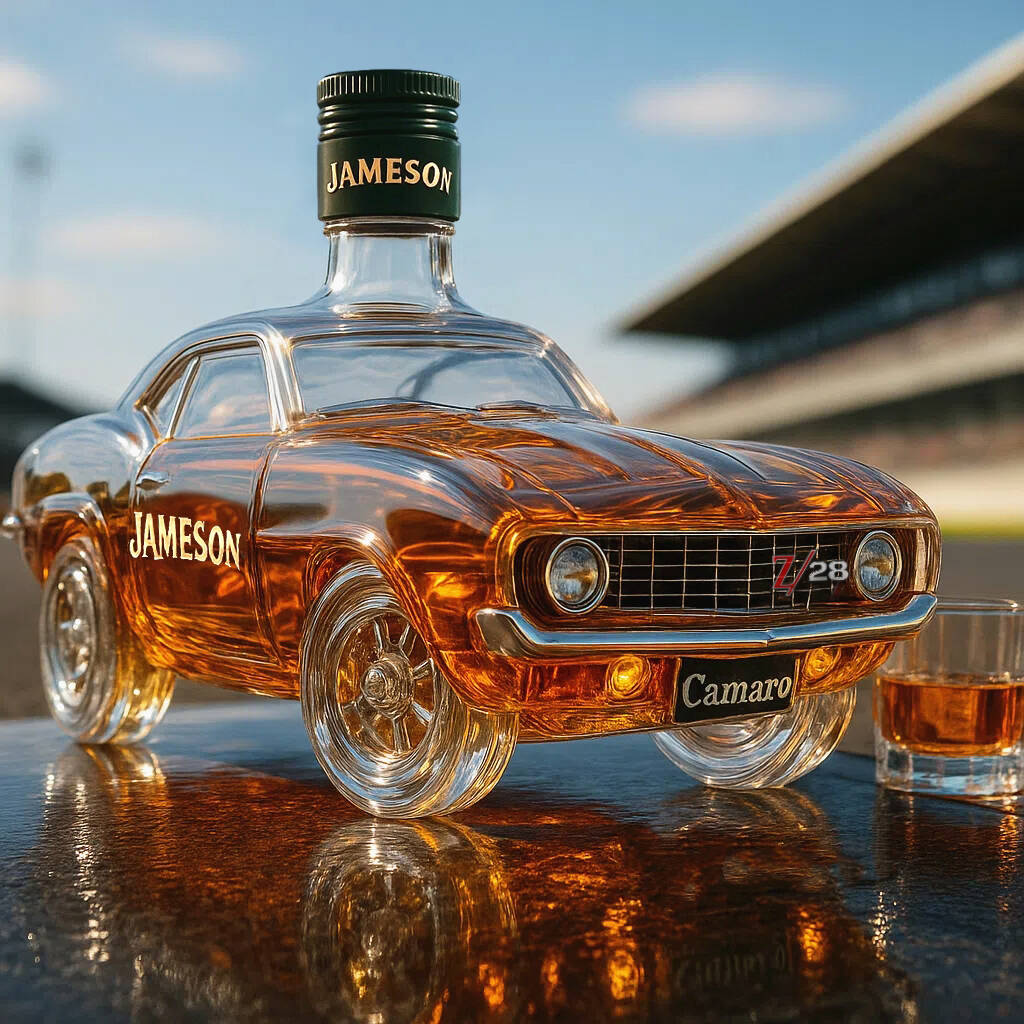 1969 Camaro Z/28 Collector's Edition Whisky Bottle