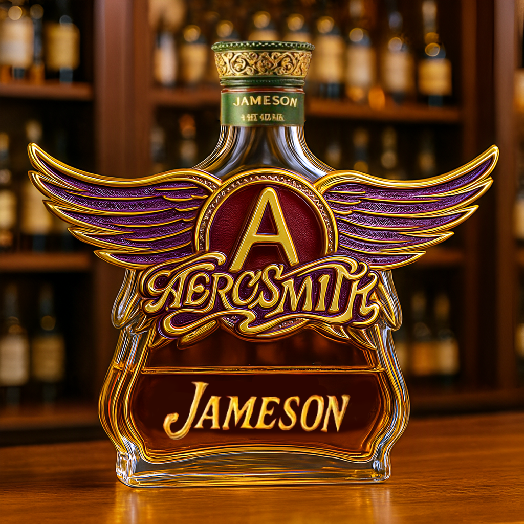 Aerosmith Whiskey Bottle