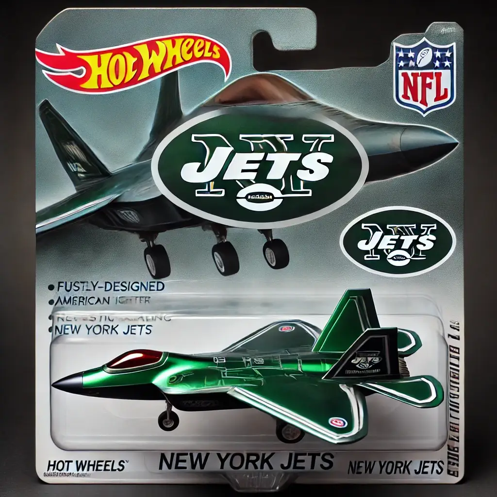 Hot Wheels x NFL F-22 Fighter