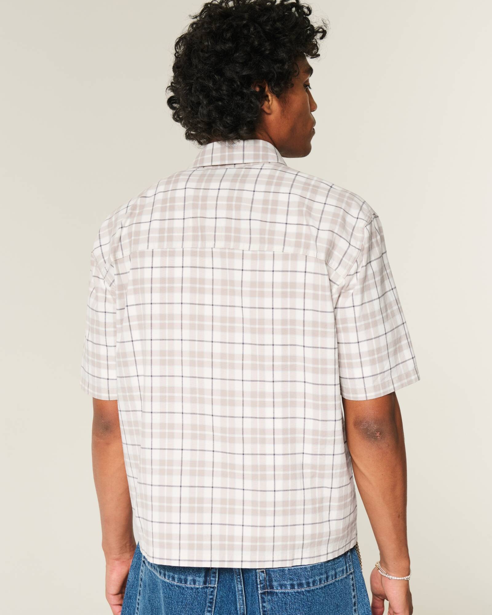 Boxy Short-Sleeve Cherry Graphic Shirt