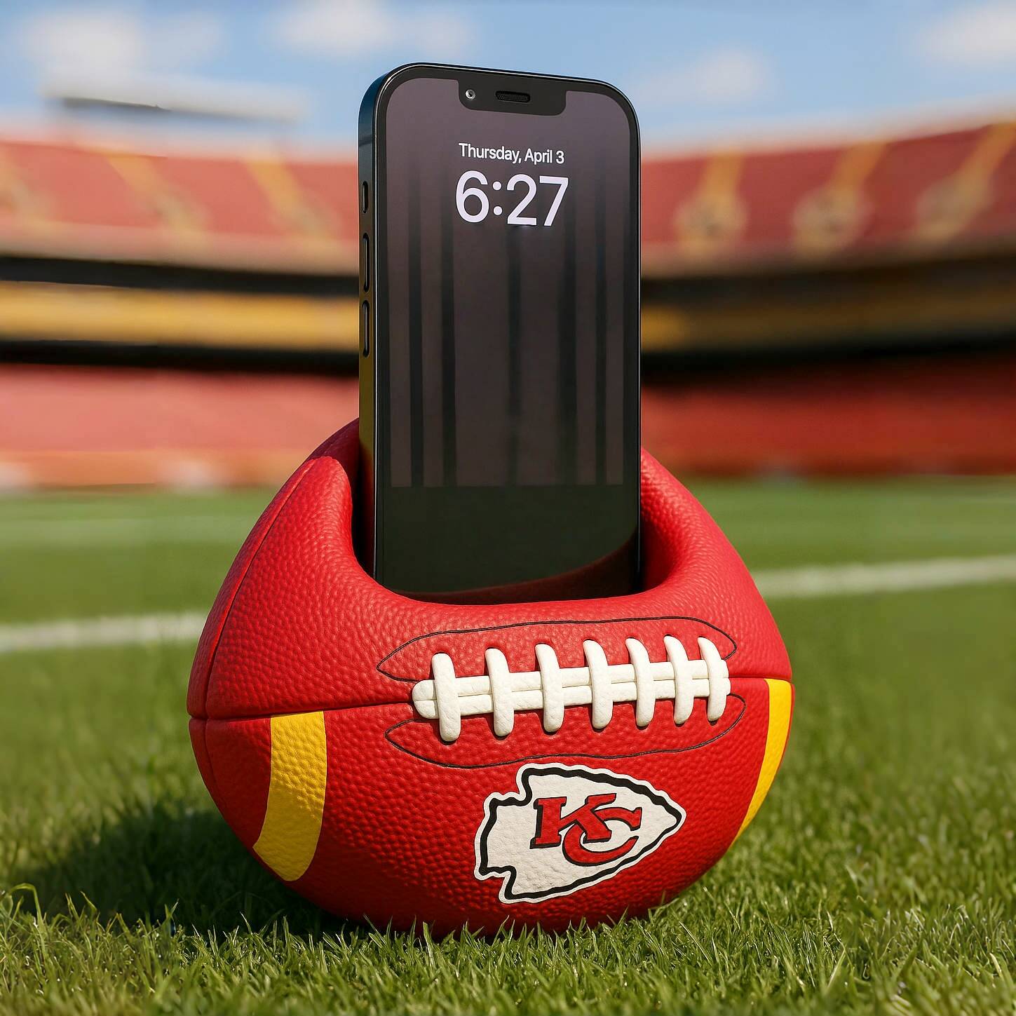 NFL football phone holder