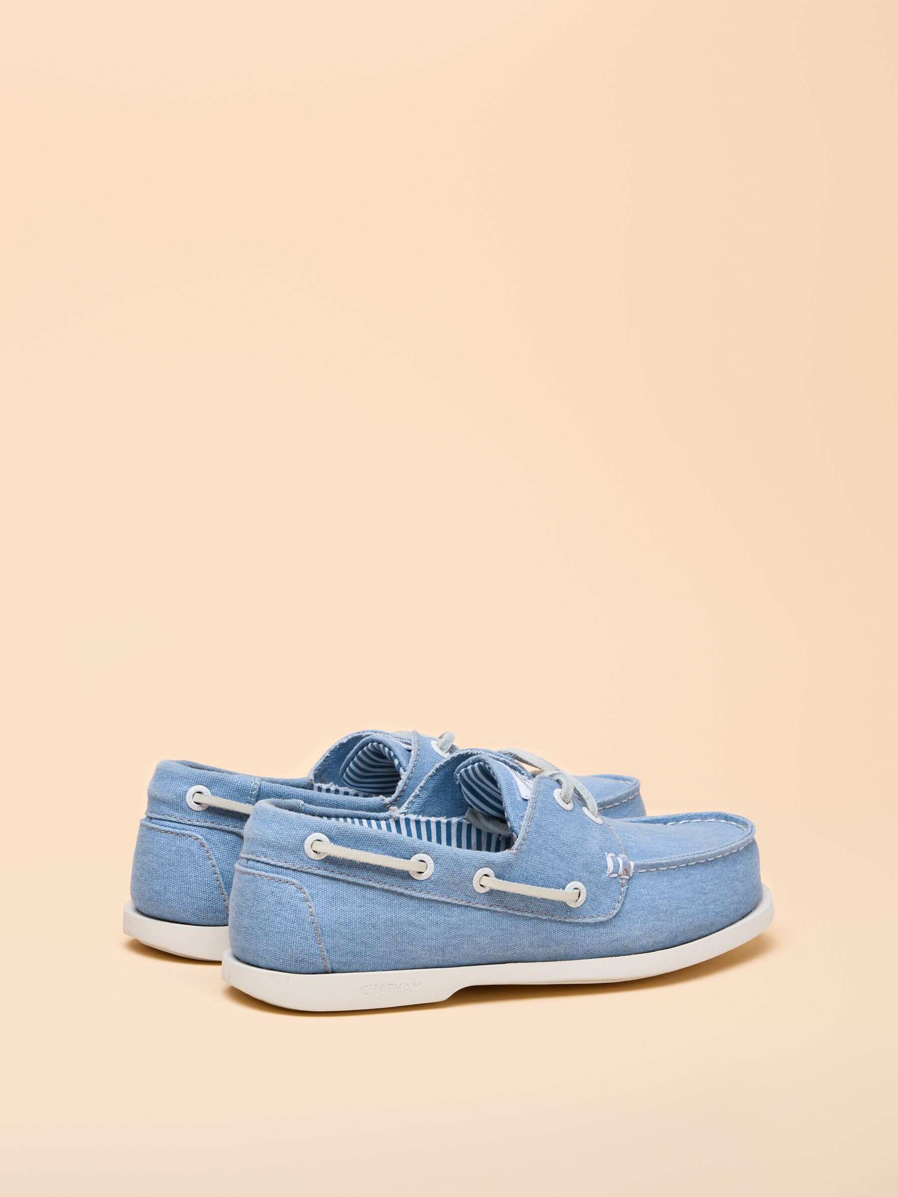 Joules X Chatham Yellow Jetty Deck Shoes