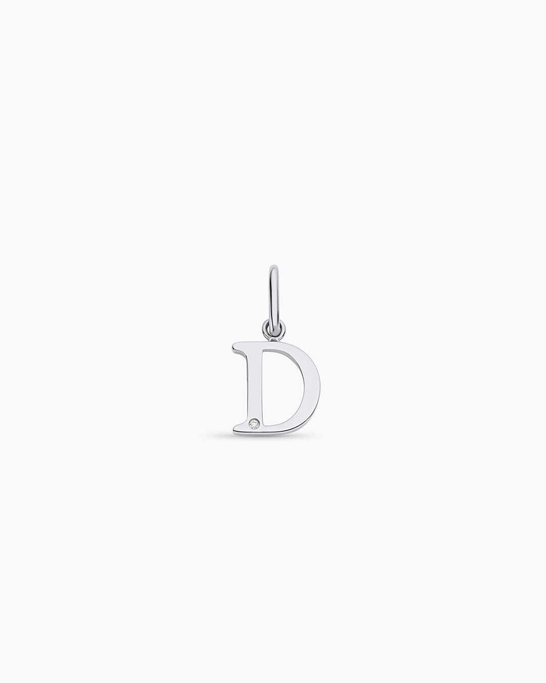 Diamond Vintage Alphabet Charm