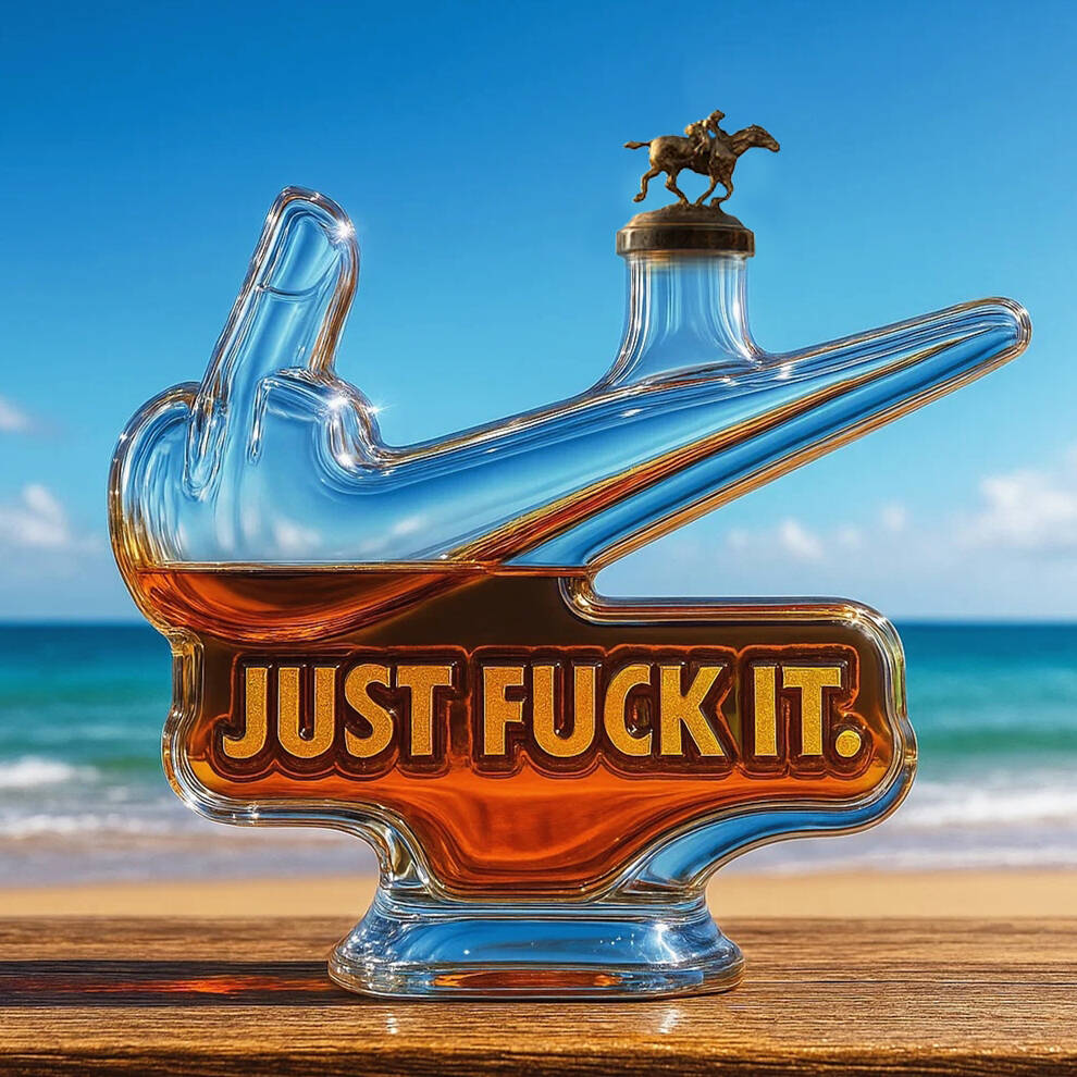 Funny & Rebellious Whisky Bottle