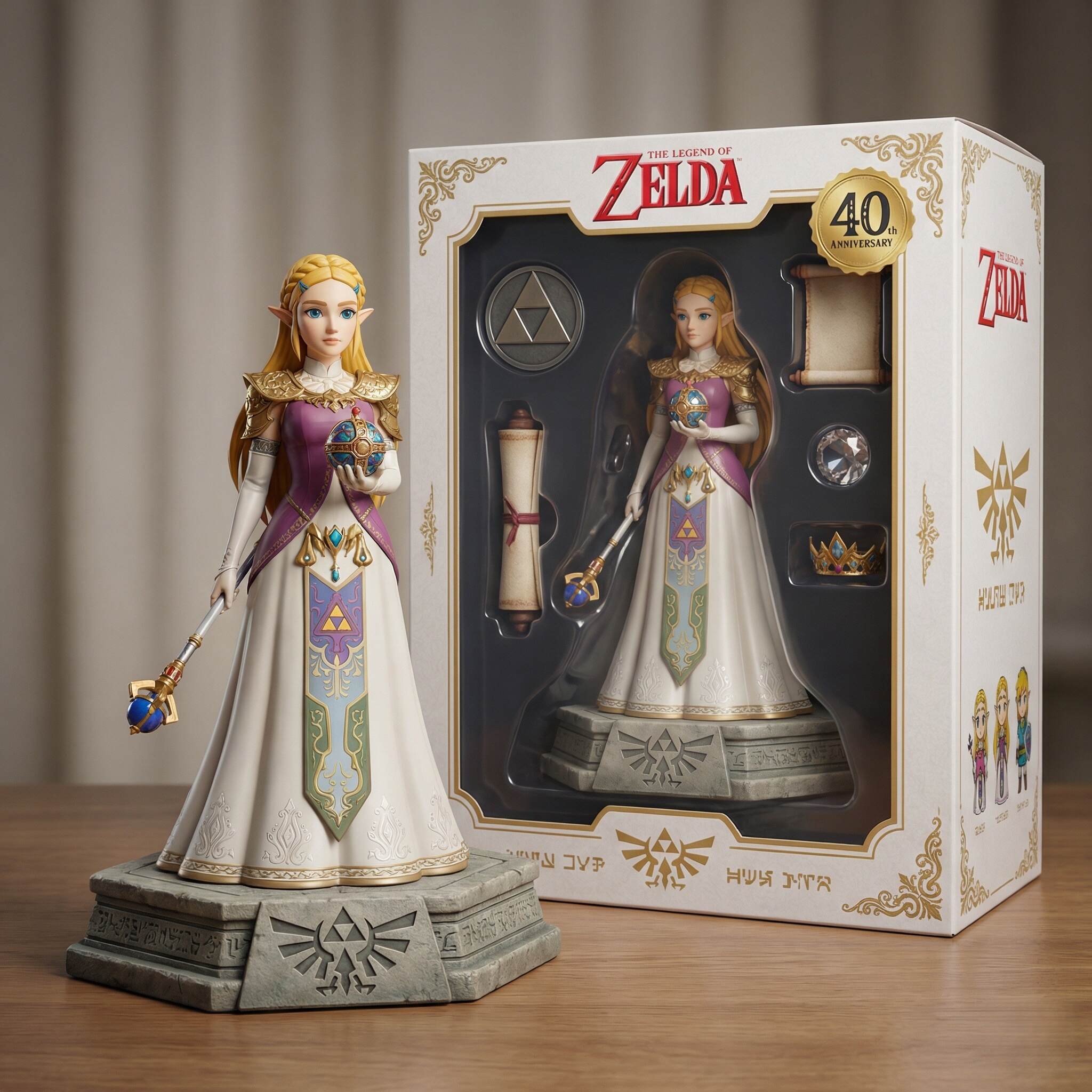 Zelda 40th Anniversary Hot Toy 1/6 Collection Figures