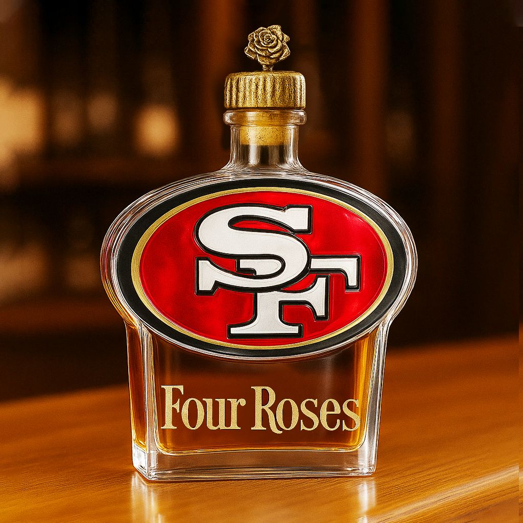 San Francisco 49ers Whiskey Bottle