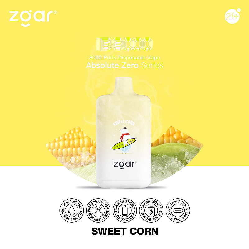 ZGAR ICE BOX 8000 Puffs 2% Nicotine Rechargeable Disposable Pod