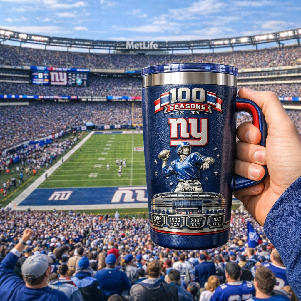 New York Giants 100th Anniversary Tumbler (1925–2025)