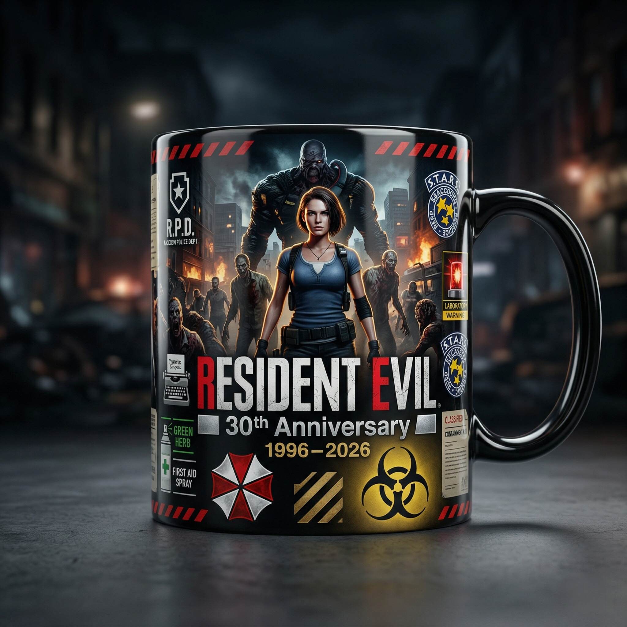 Resident Evil 30th Anniversary Horror Commemorative Mug