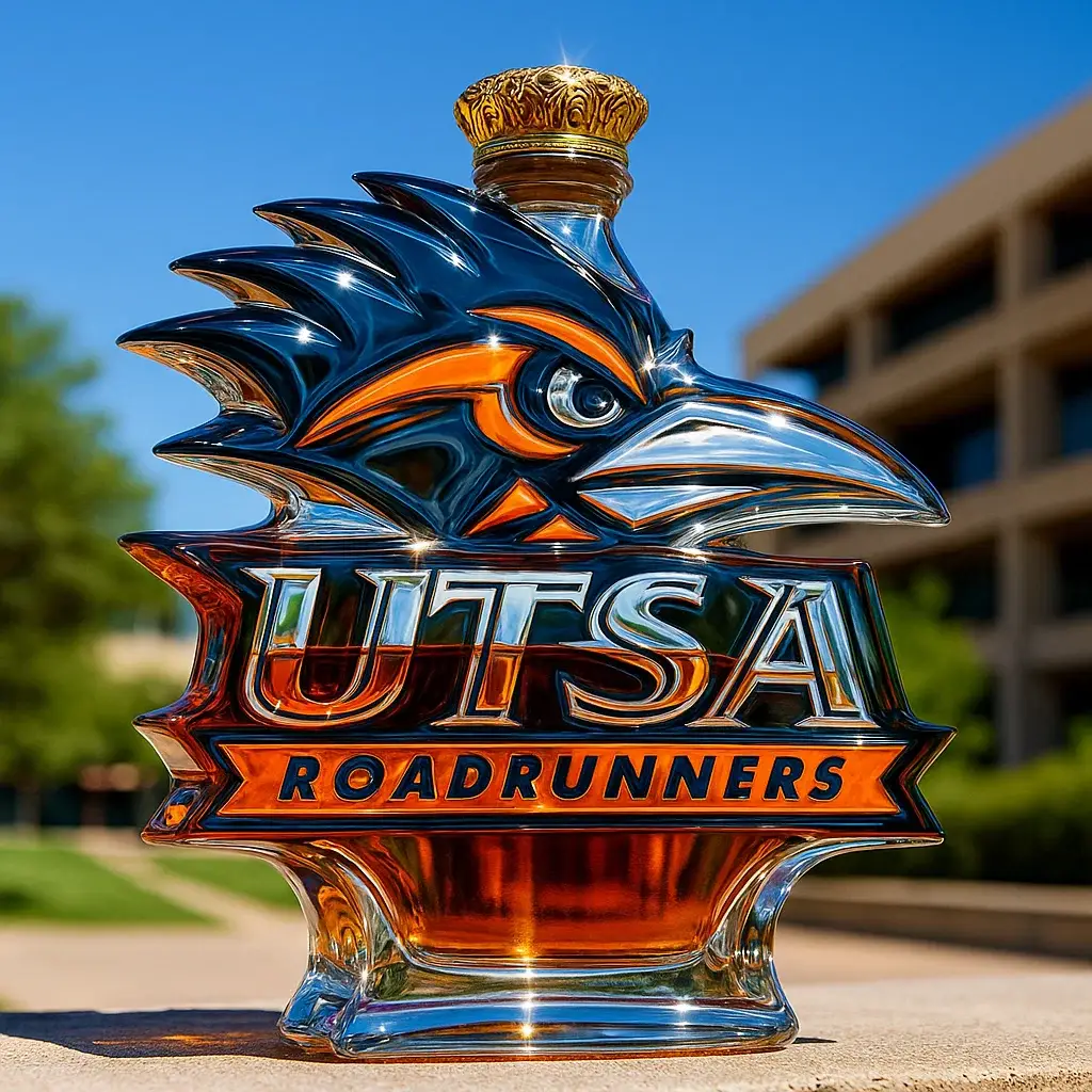 UTSA Roadrunners Whisky Bottle