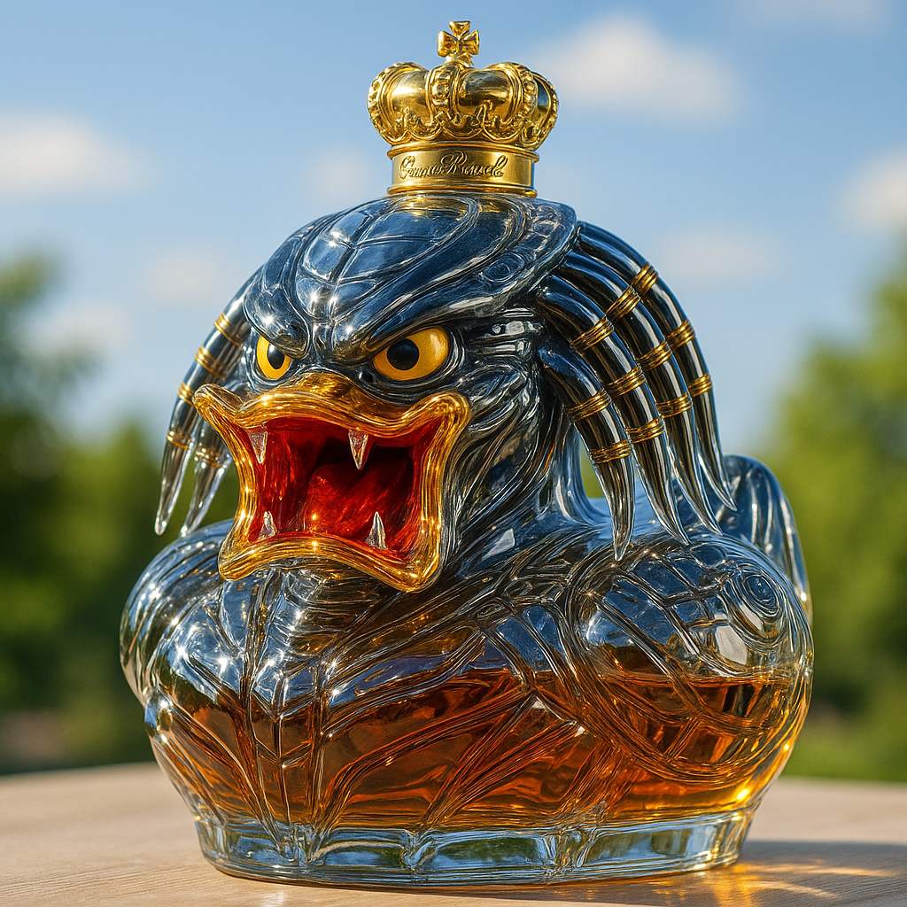 Predator Duck Whiskey Bottle