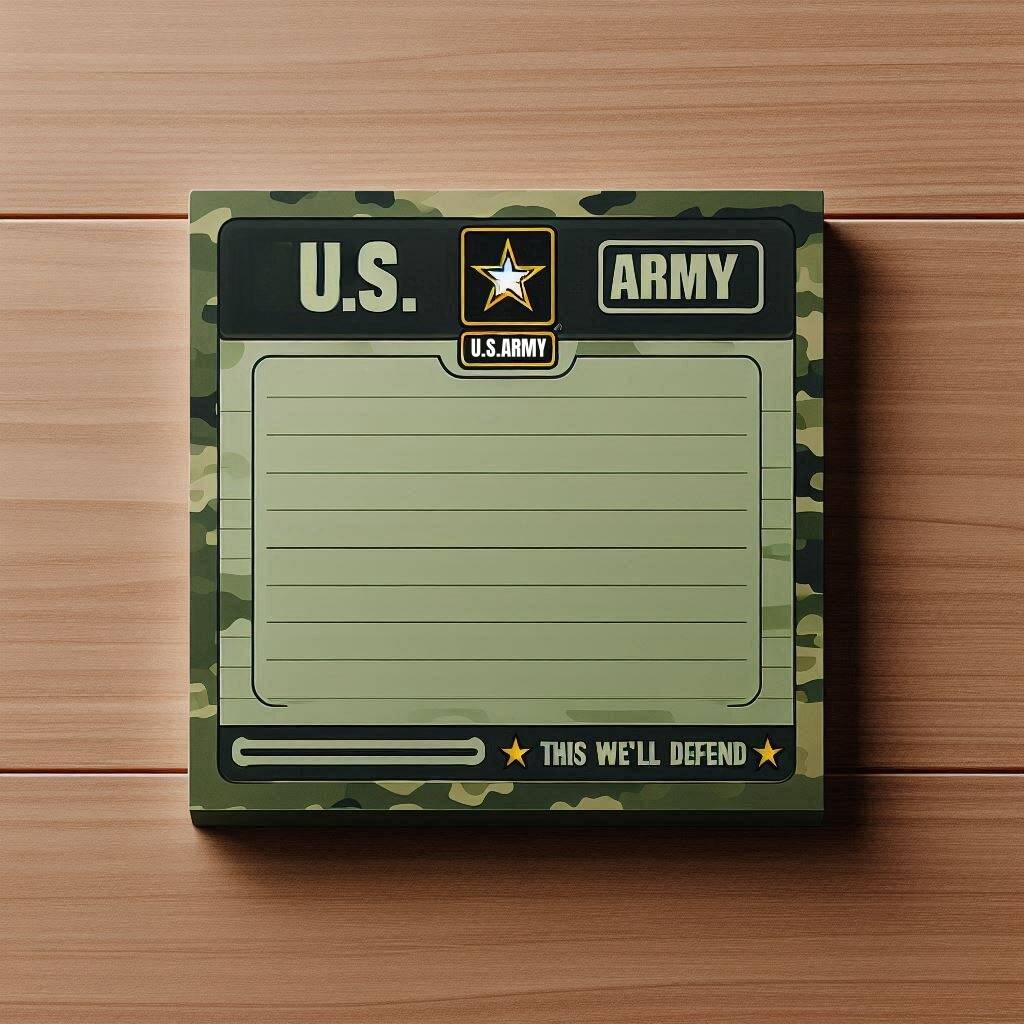 U.S. Military Pride Sticky Notes