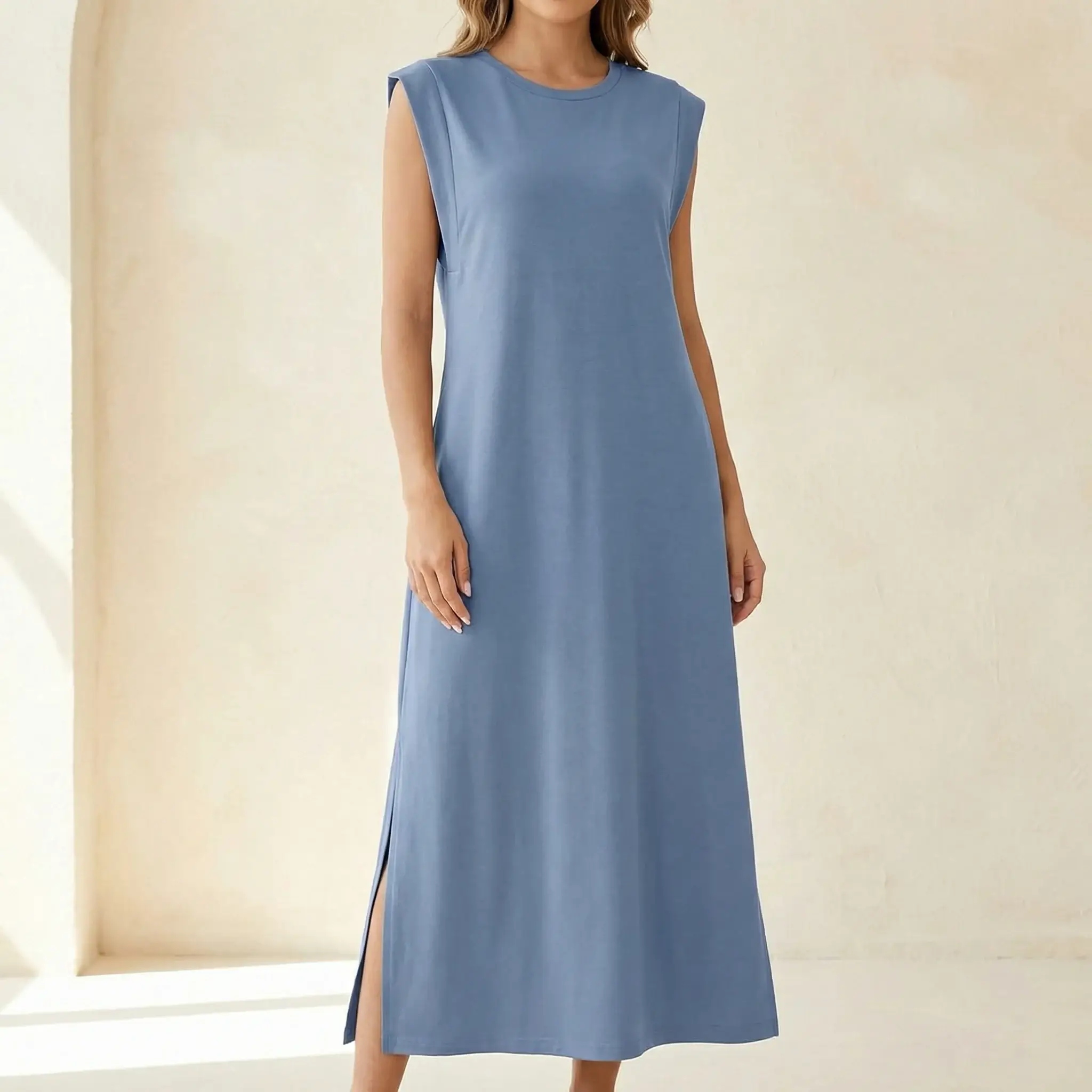 🔥Summer Arrivals🌟Wrinkle Free Maxi Dress with Side Slit