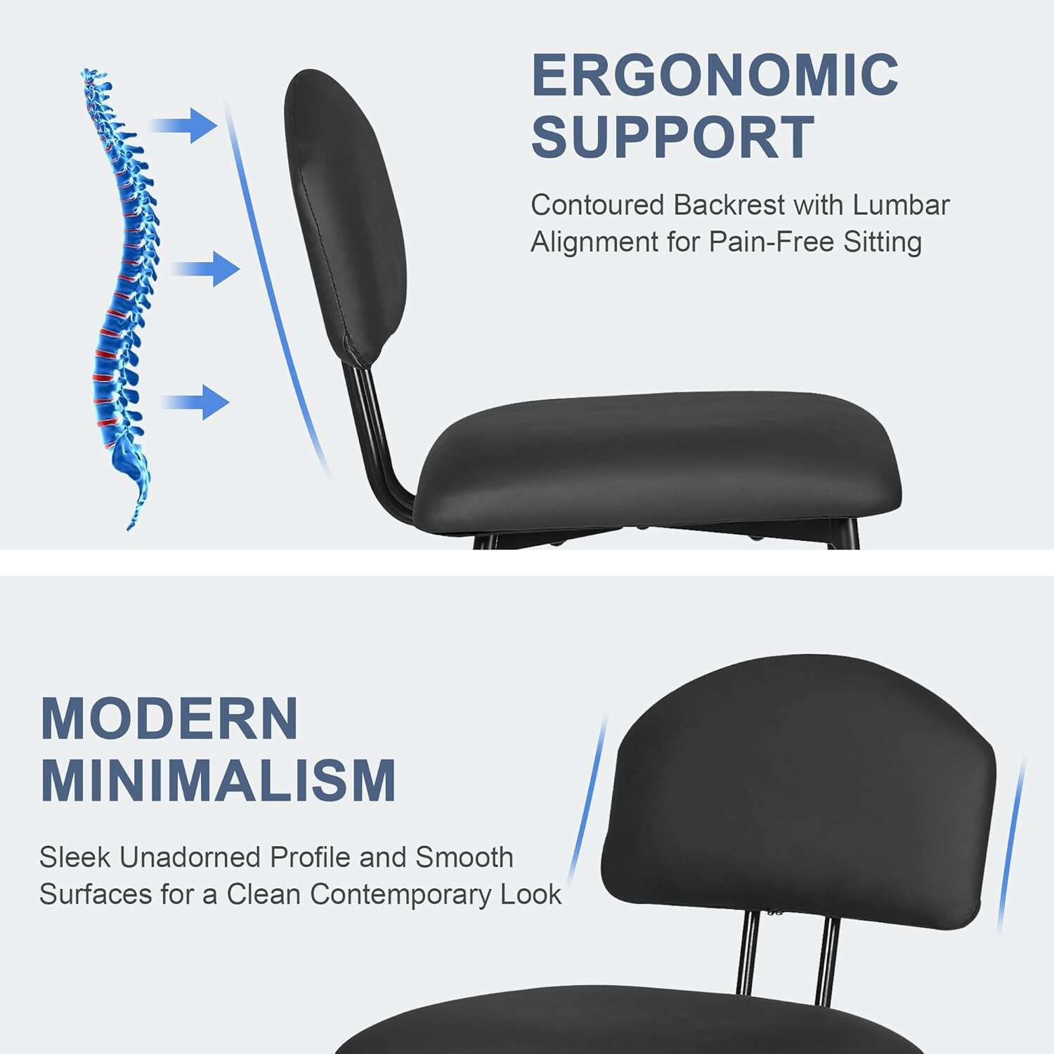 VECELO Dining Chairs Set of 2