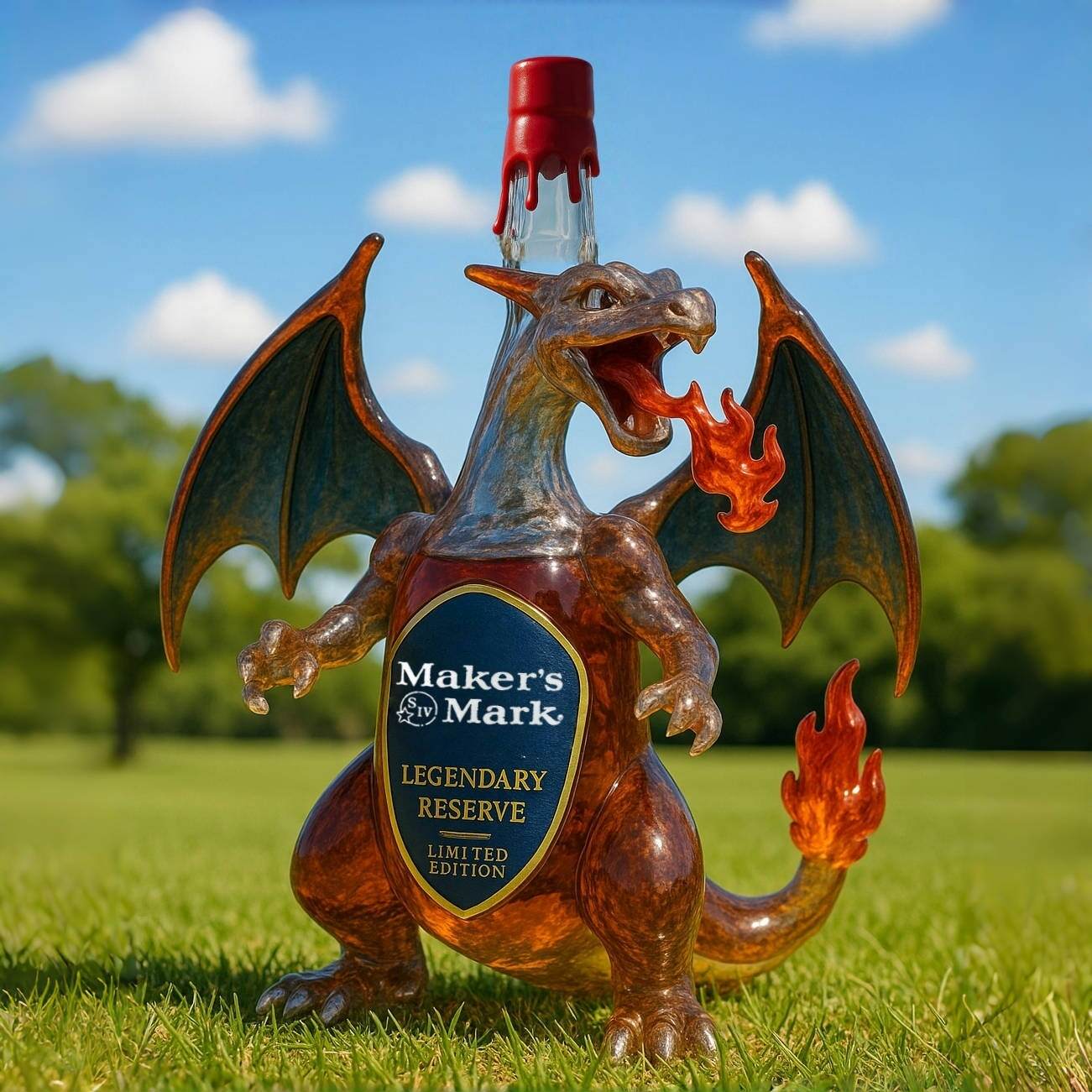 Charizard Whiskey Bottle
