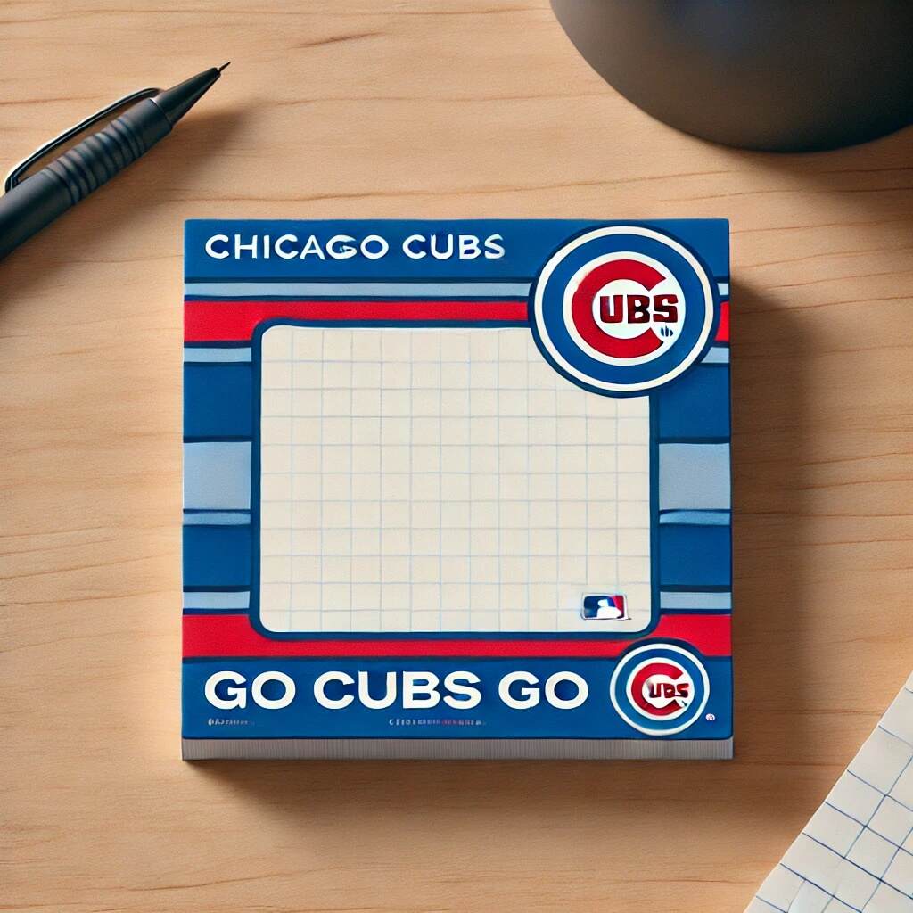 Baseball Team Sticky Notes