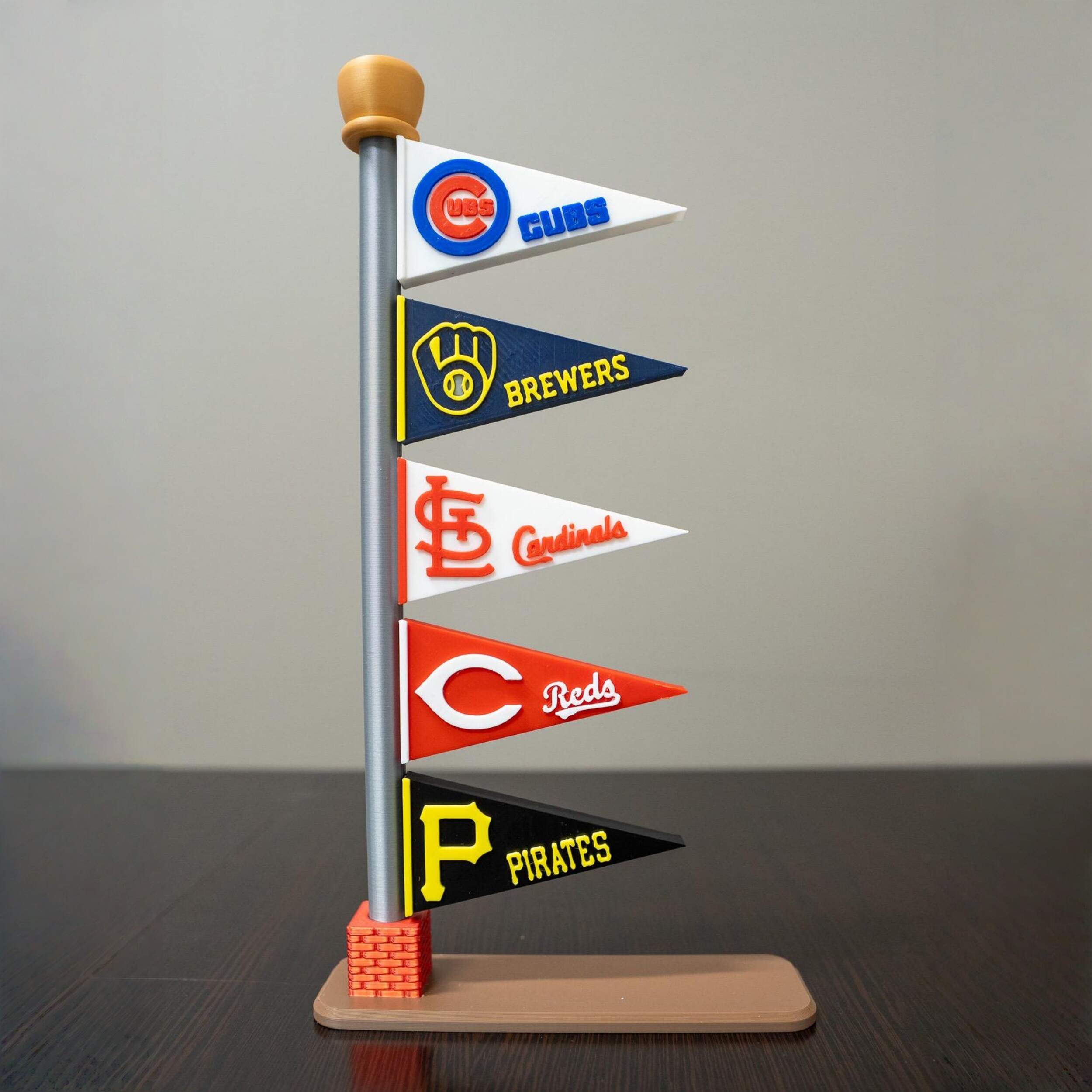 Handcrafted MLB Pennant Tower