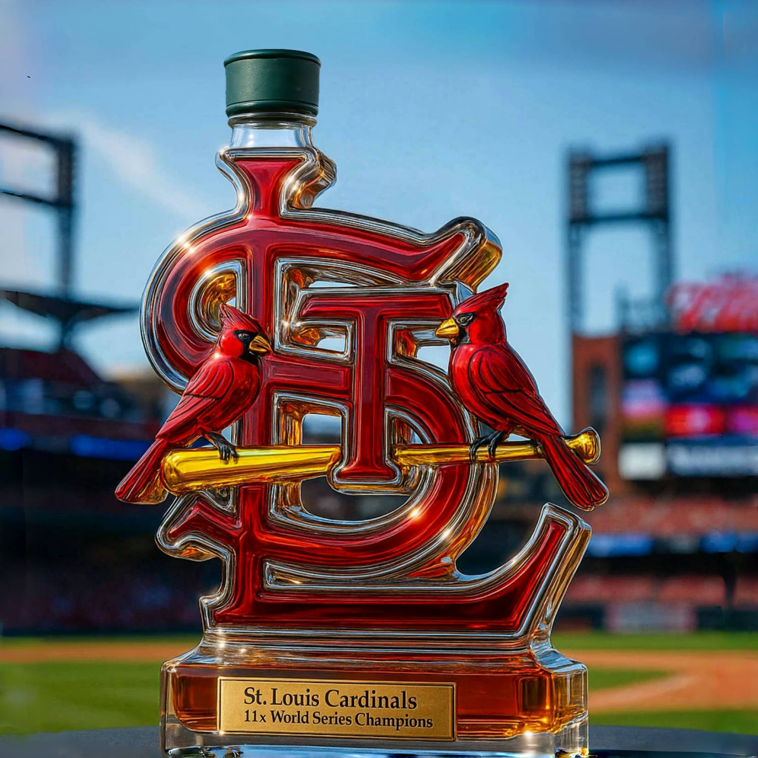St. Louis Cardinals Limited Edition Whiskey Bottle