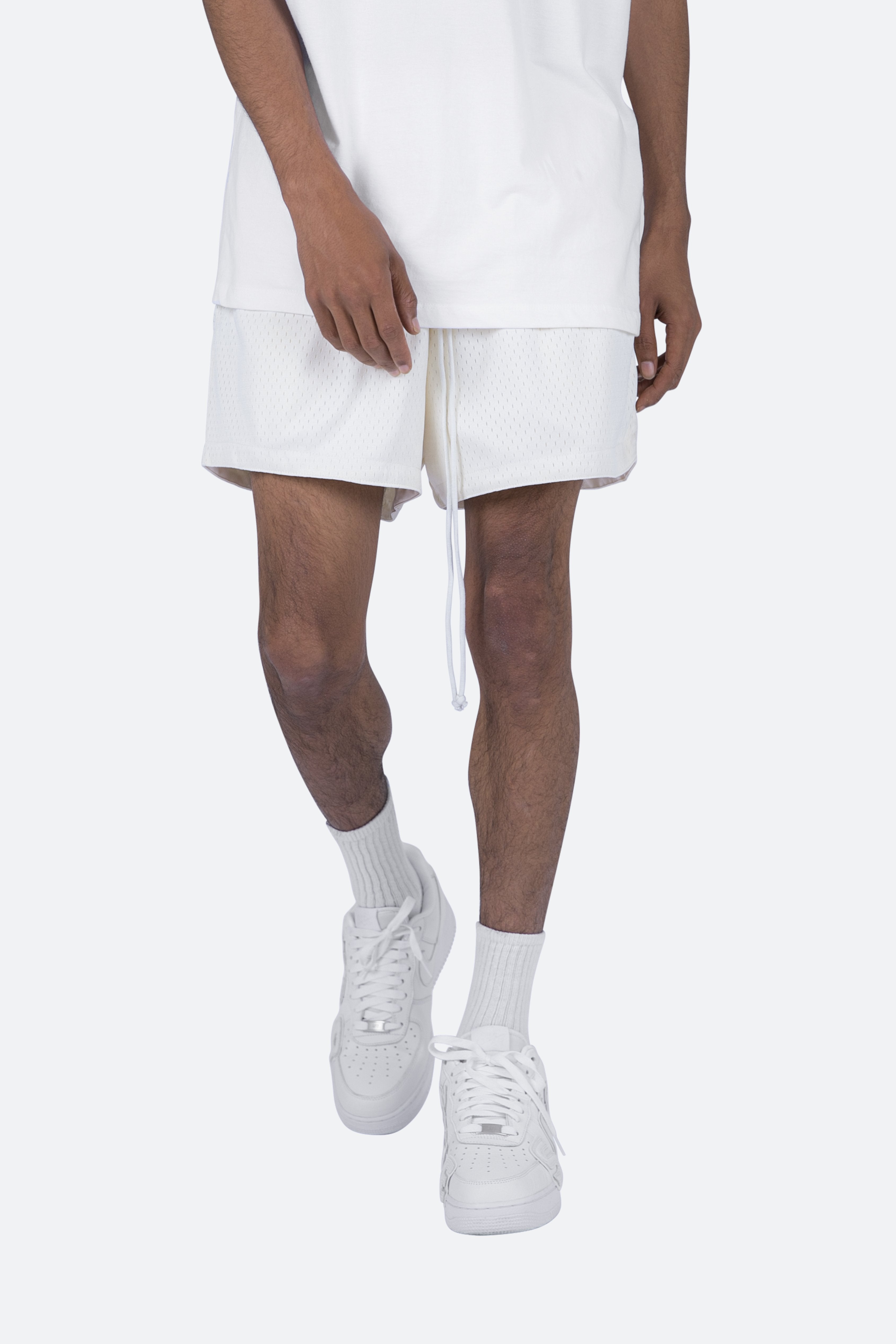 Warm Up Mesh Shorts - Off White