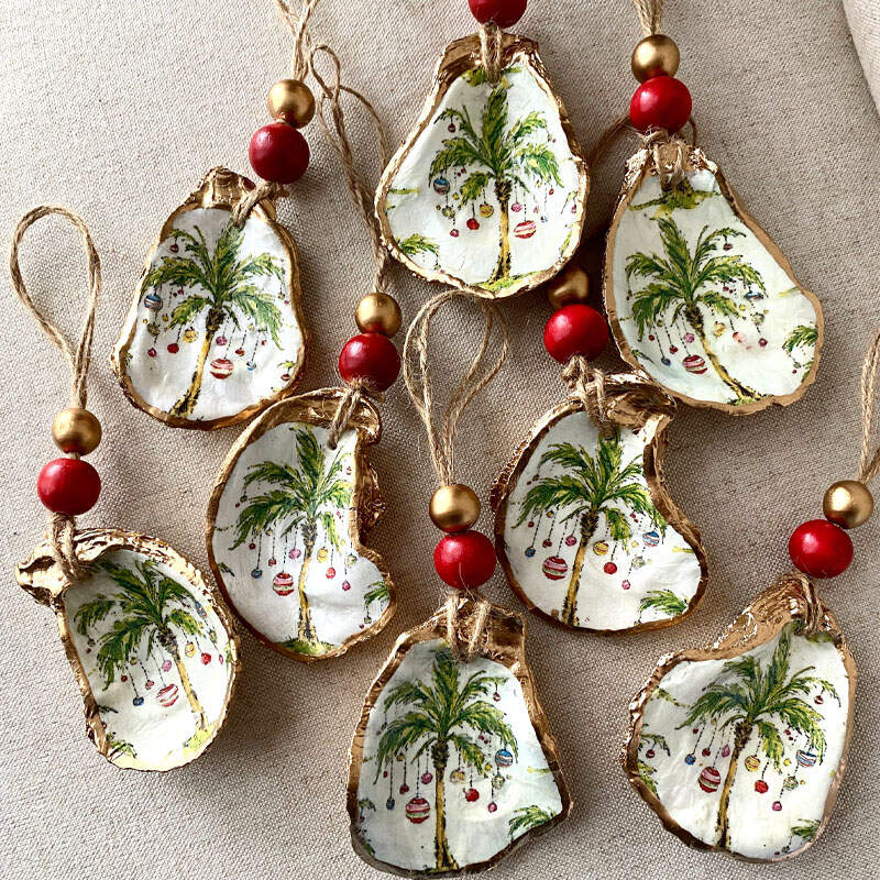 Oyster Shell Ornament