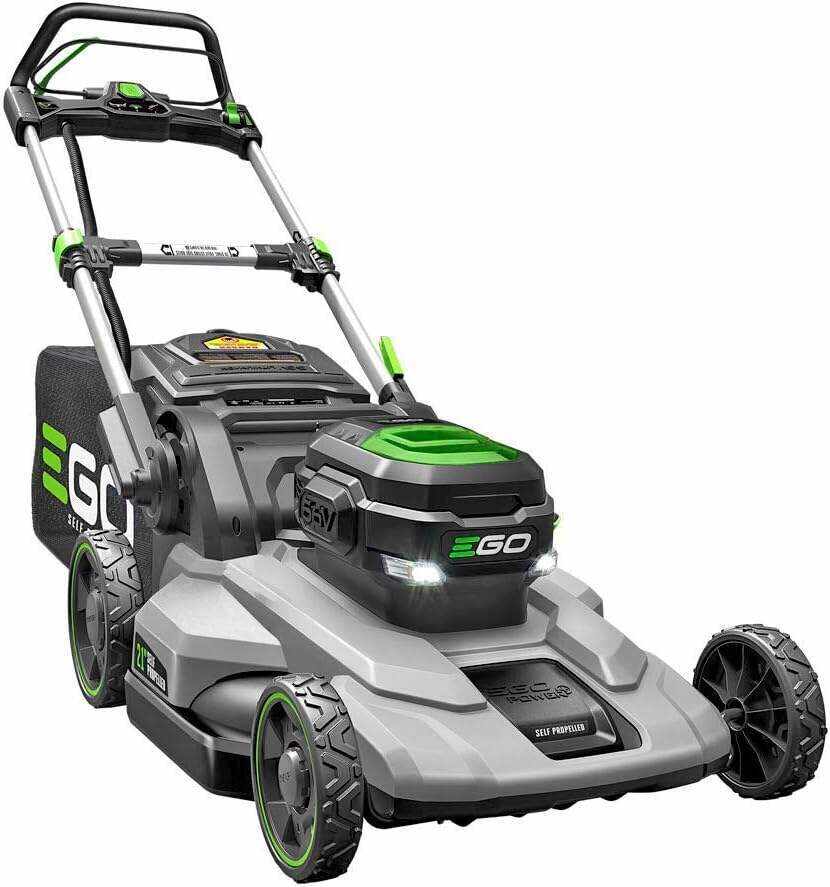 Power+ LM2102SP-A 21-Inch 56-Volt Lithium-ion Self-Propelled Cordless Lawn Mower (2) 4.0Ah Battery and Rapid Charger Included,Black