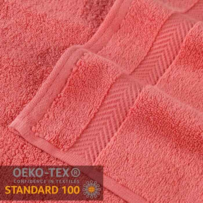 Superior Soft and Absorbent Zero Twist Cotton 6-piece Towel Set