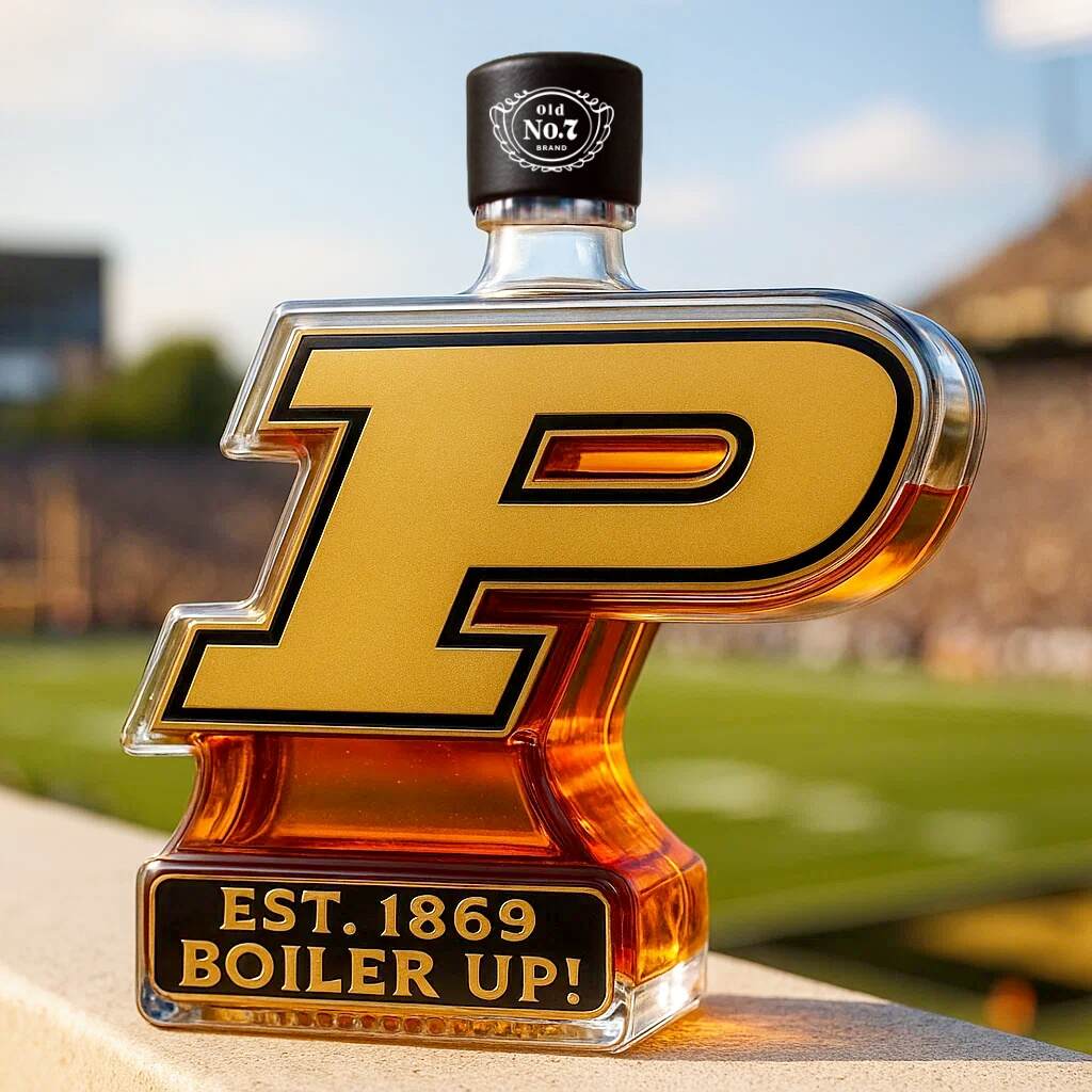 Purdue Boilermakers BOILER UP Limited Edition Whisky Bottle