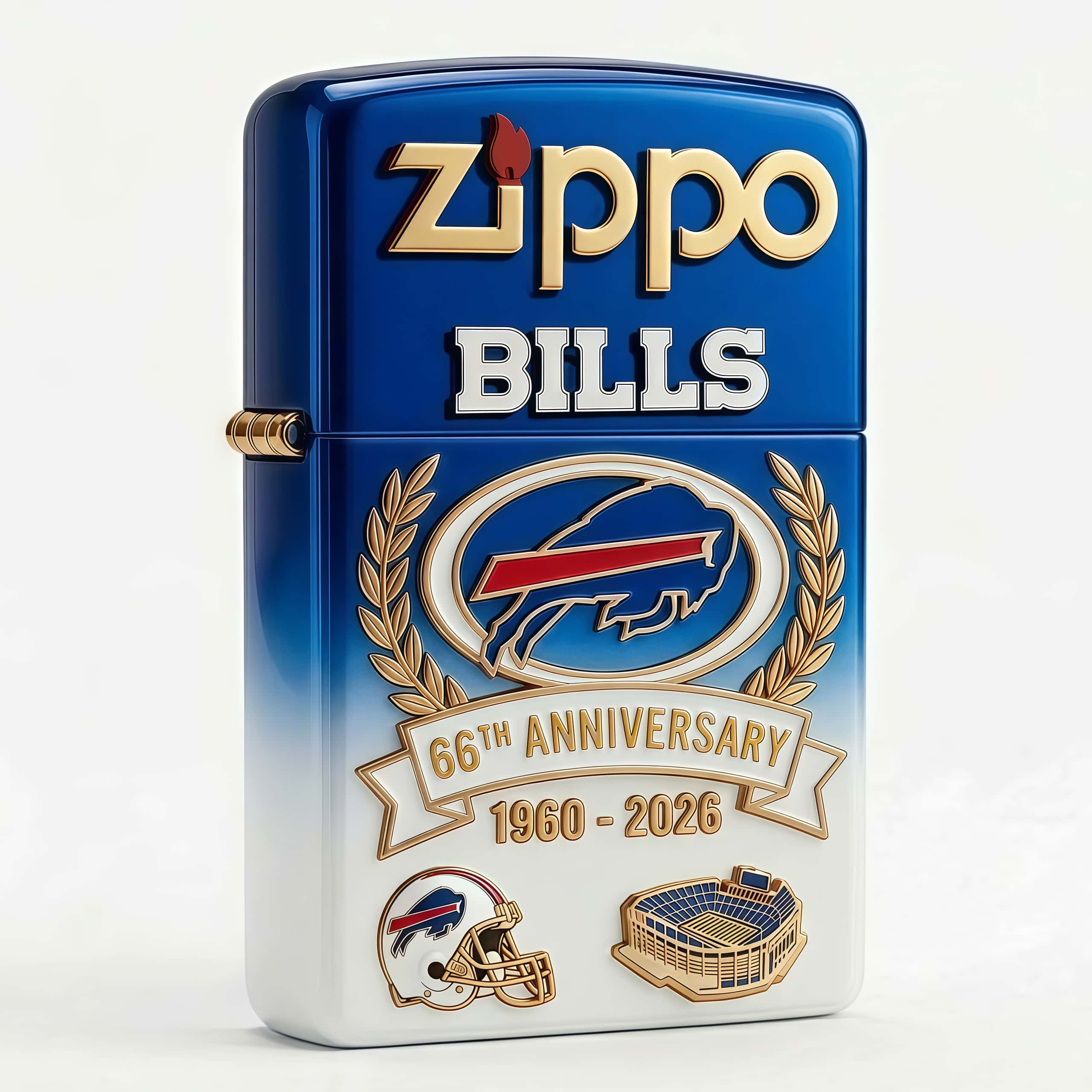 Buffalo Bills 66th Anniversary Zippo Lighter