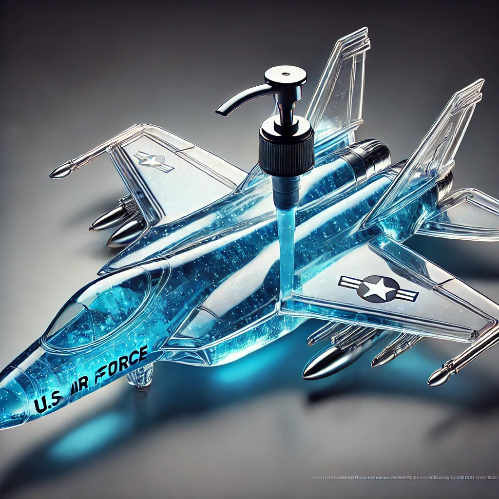 US military hand sanitizer bottle