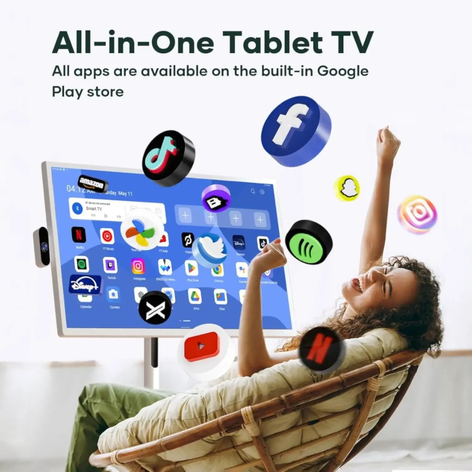4K Portable TV