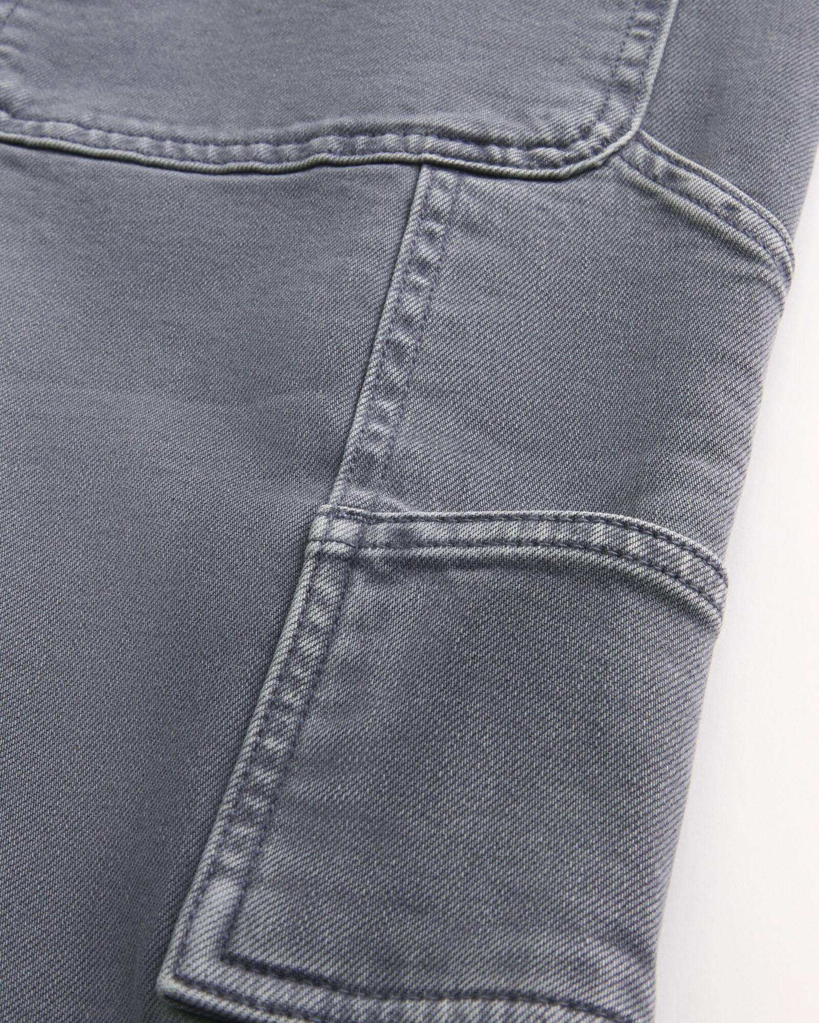 Railroad Stripe Baggy Painter Jeans