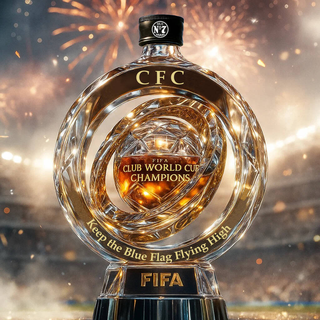 Chelsea 2025 FIFA World Cup Champion Whisky Bottle