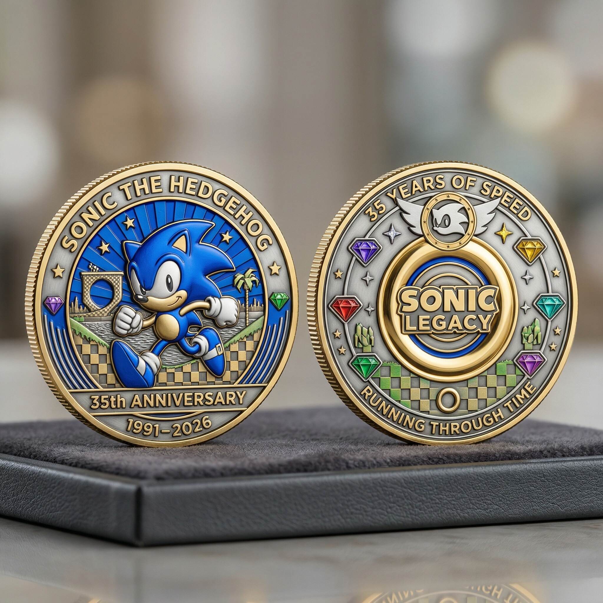 Sonic the Hedgehog 35th Anniversary Commemorative Coin