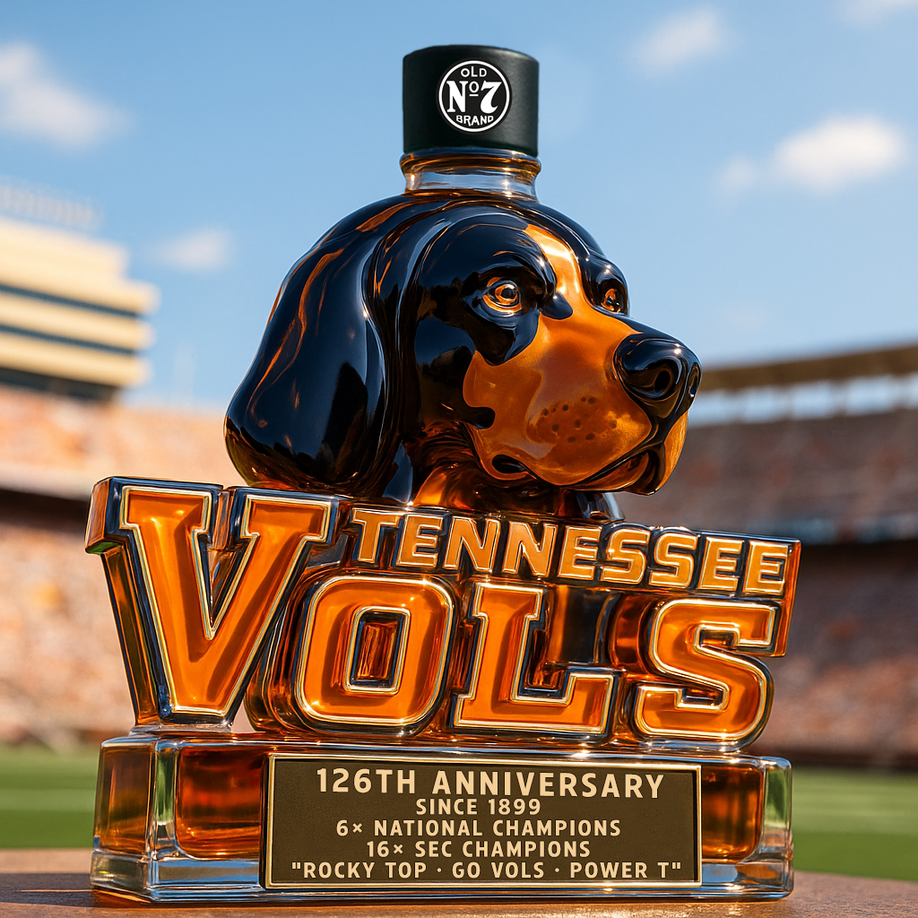 Tennessee Volunteers Glory Whiskey Bottle