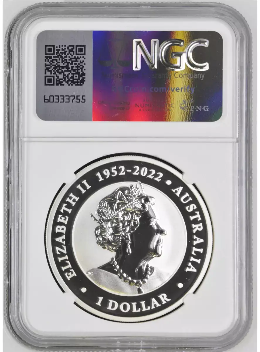 2024 WMF Kookaburra 1oz Silver Coloured Coin-NGC