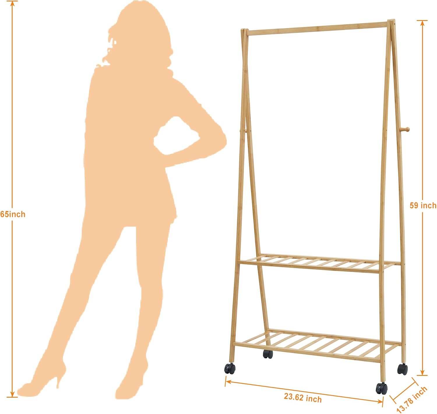 VECELO Coat Rack Freestanding, Entryway Hanger Stand, Umbrella Holder