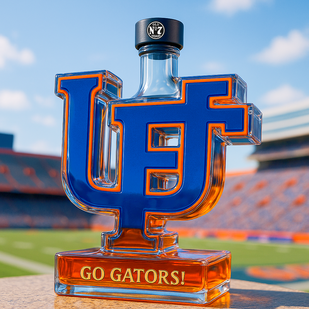 Florida Gators Limited-Edition Whiskey Bottle