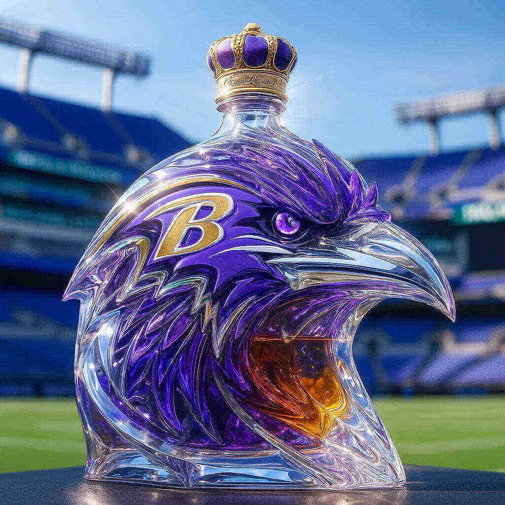 Baltimore Ravens Limited Edition Whisky Bottle