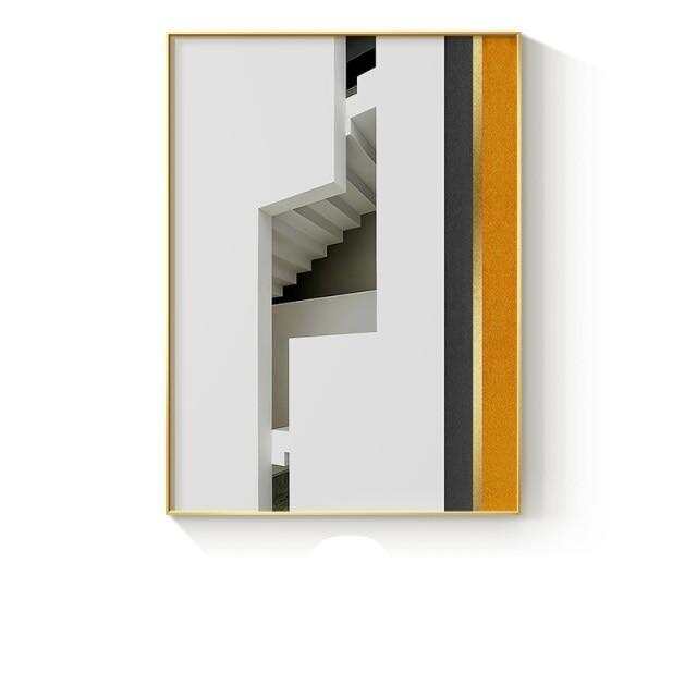 Geometric Space Canvas Art