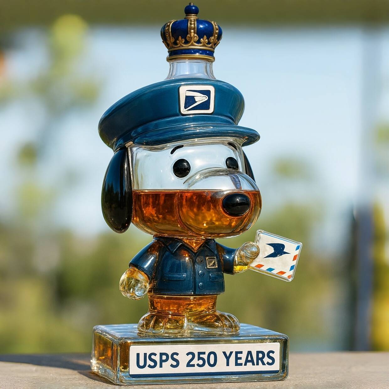 SNP USPS 250th Anniversary Whiskey Bottle