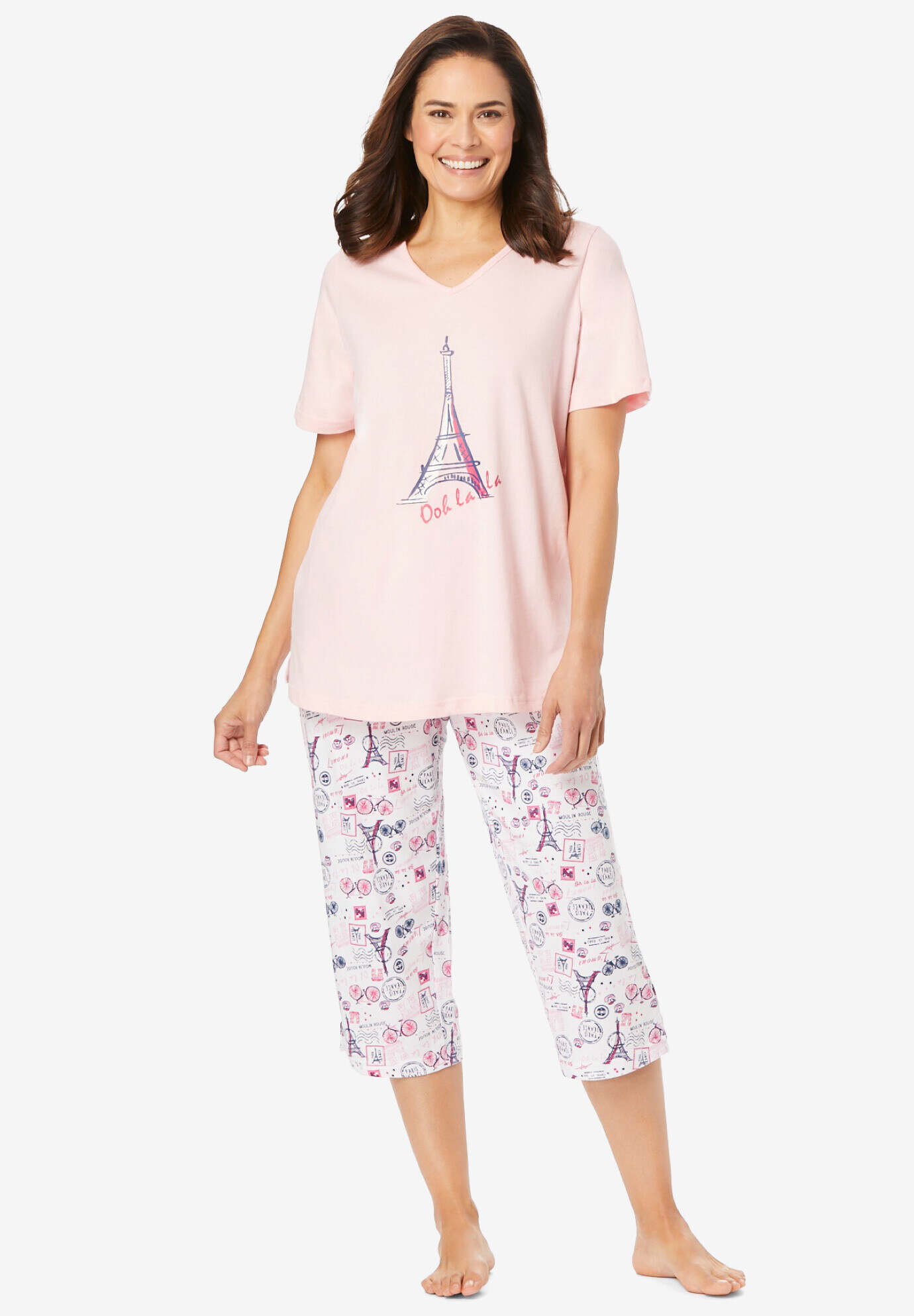 2-Piece Capri PJ Set