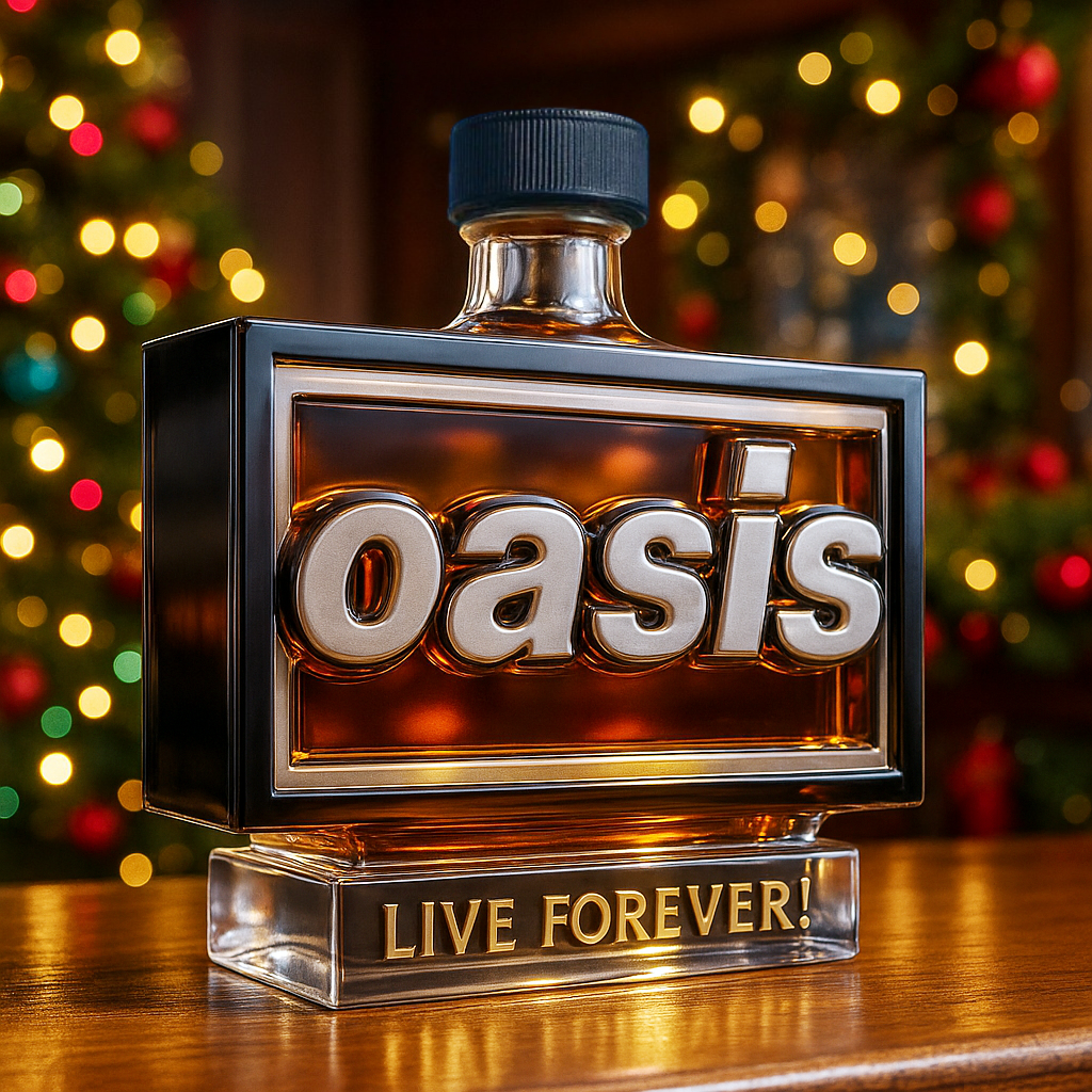 Oasis Limited-Edition Whiskey Bottle