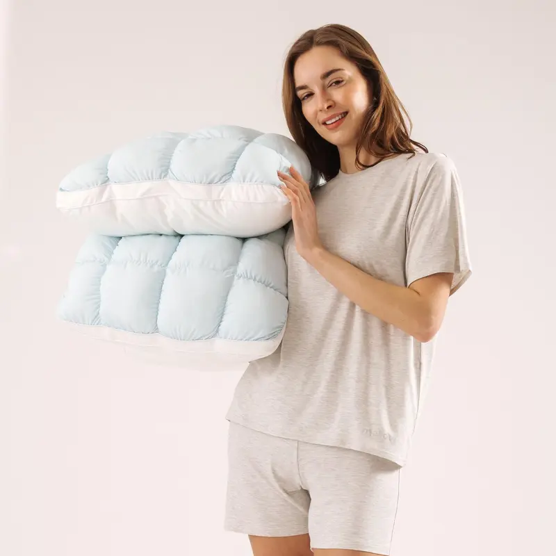 🔥Hot Sale 69% OFF✨Puff Pillow Ice Silk Bed Pillow