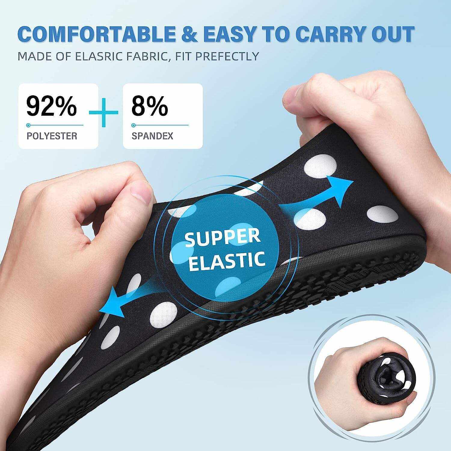 Water Shoes for Women Men Quick-Dry Aqua Socks Swim Beach Barefoot Yoga Exercise Wear Sport Accessories Pool Camping Must Haves Adult Youth Size