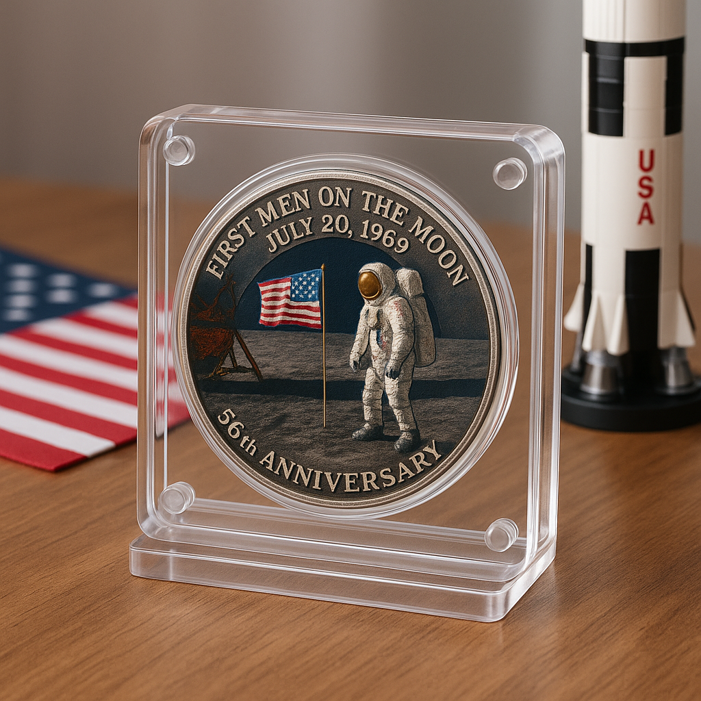 56th Anniversary Moon Landing Coin