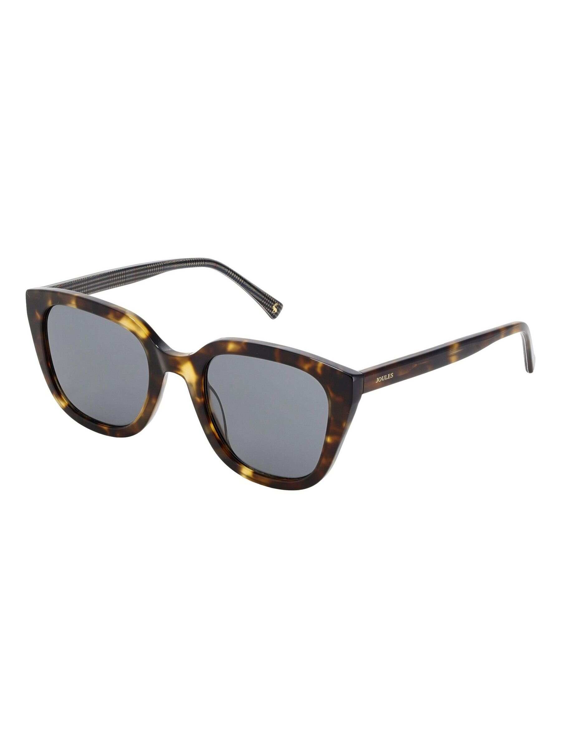 Brown Square Cat-Eye Sunglasses