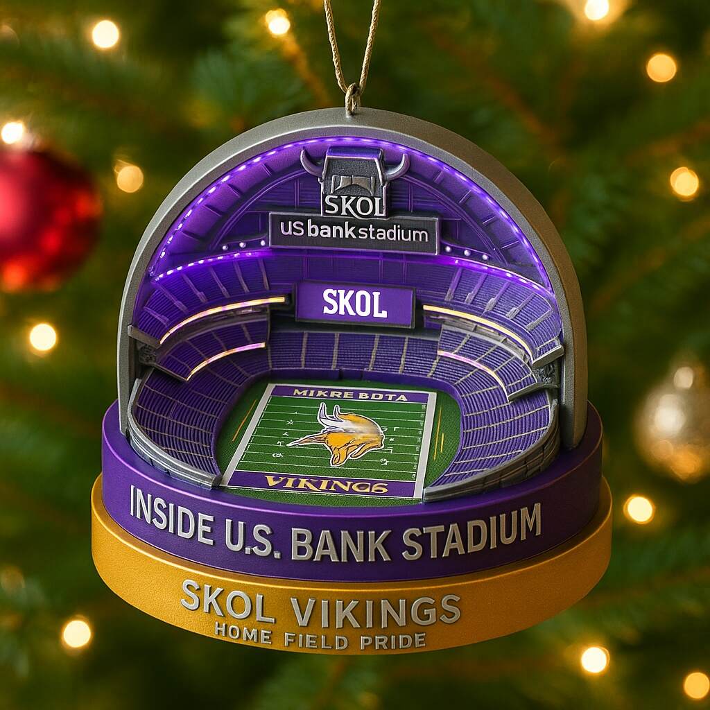 U.S. Bank Stadium Christmas Ornament