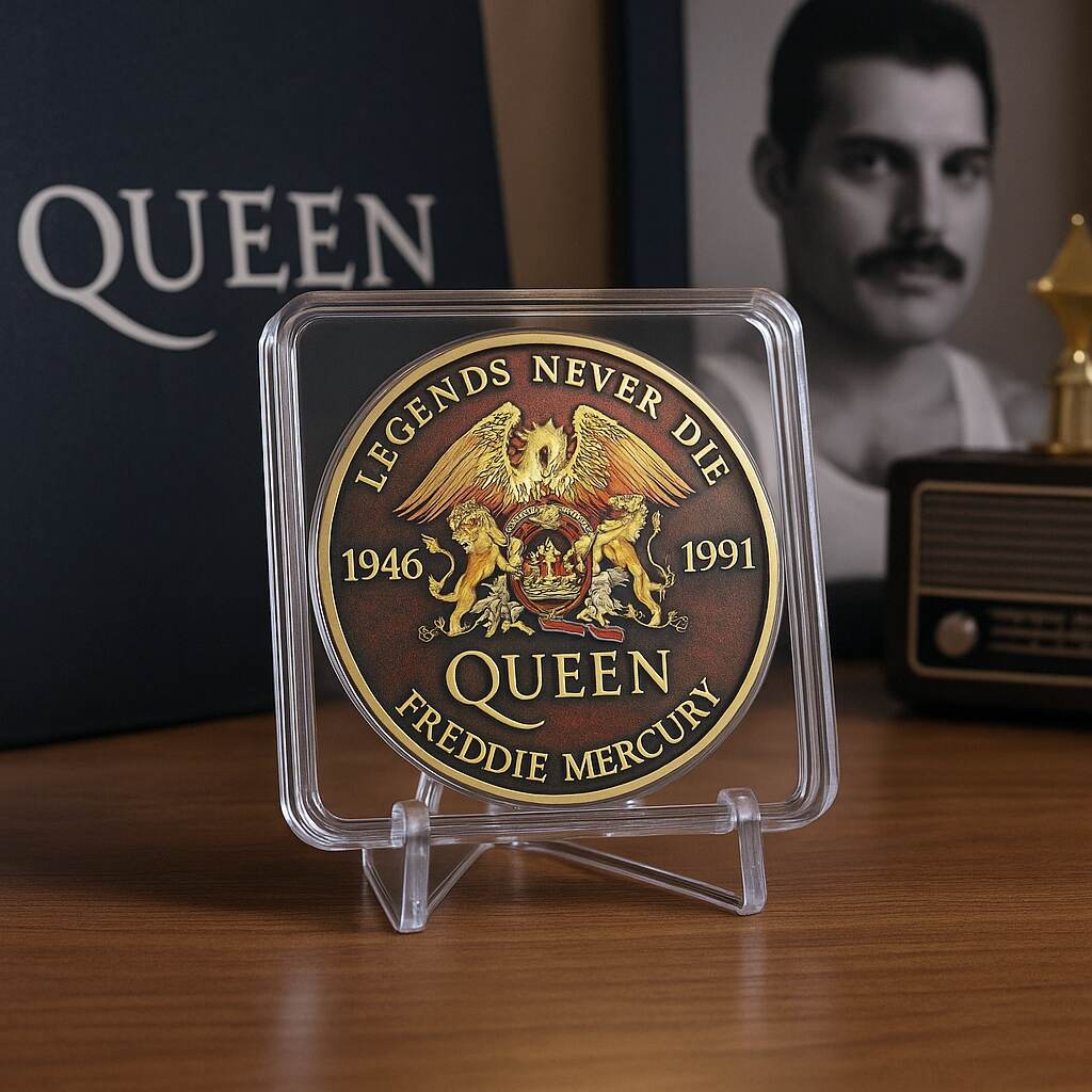 Freddie Mercury Final Tour Memorial Coin