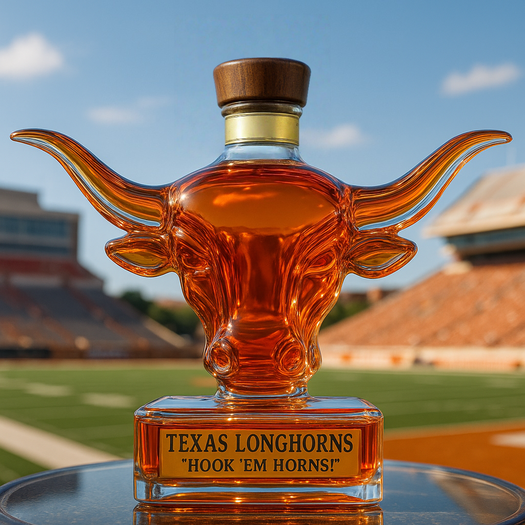 Texas Longhorns Limited-Edition Whiskey Bottle